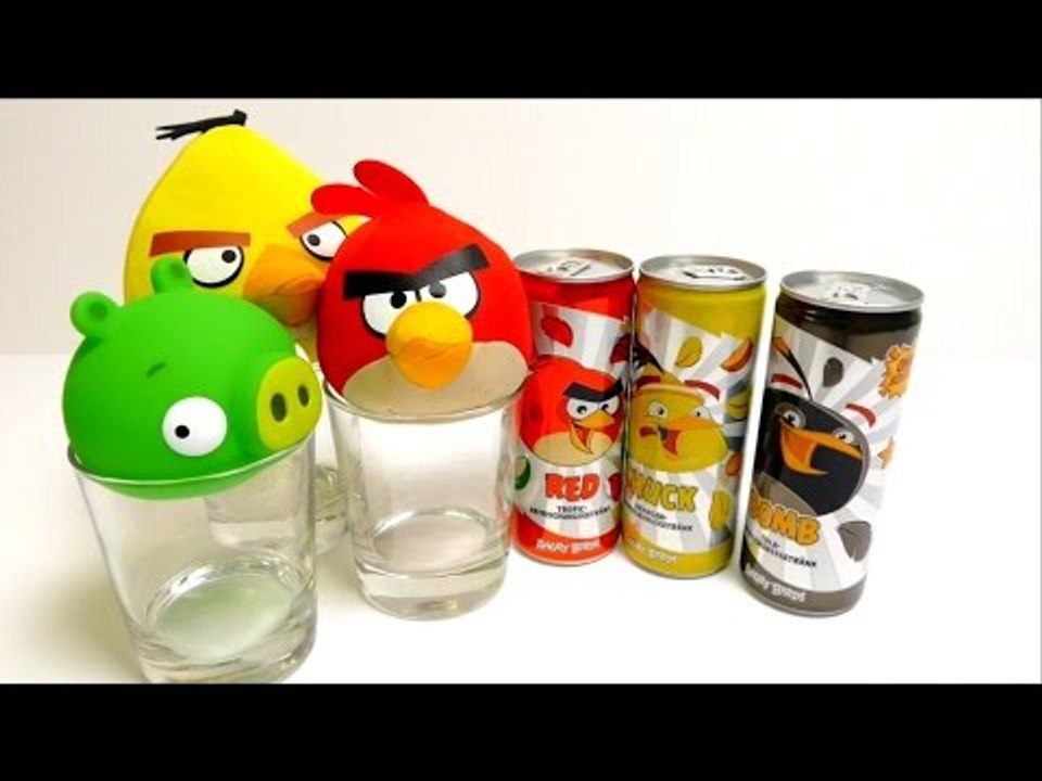 Angry Bird NEW Soft Drinks - Tropical, Orange & Cola Flavor