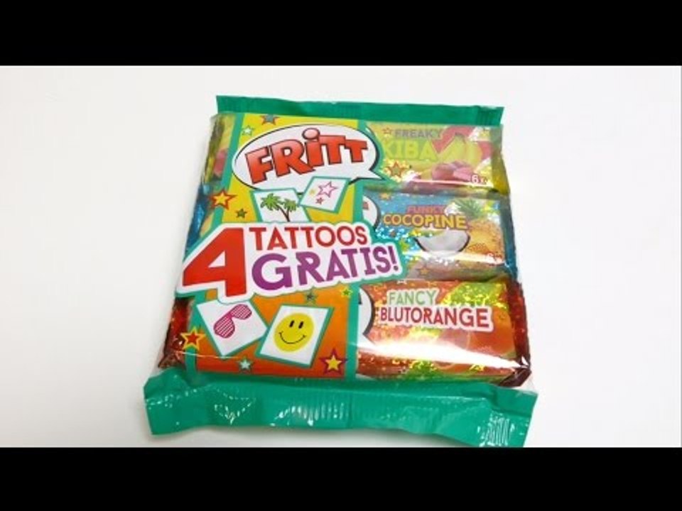 FRITT Sweets with 4 Tattoos for Kids - Special Edition