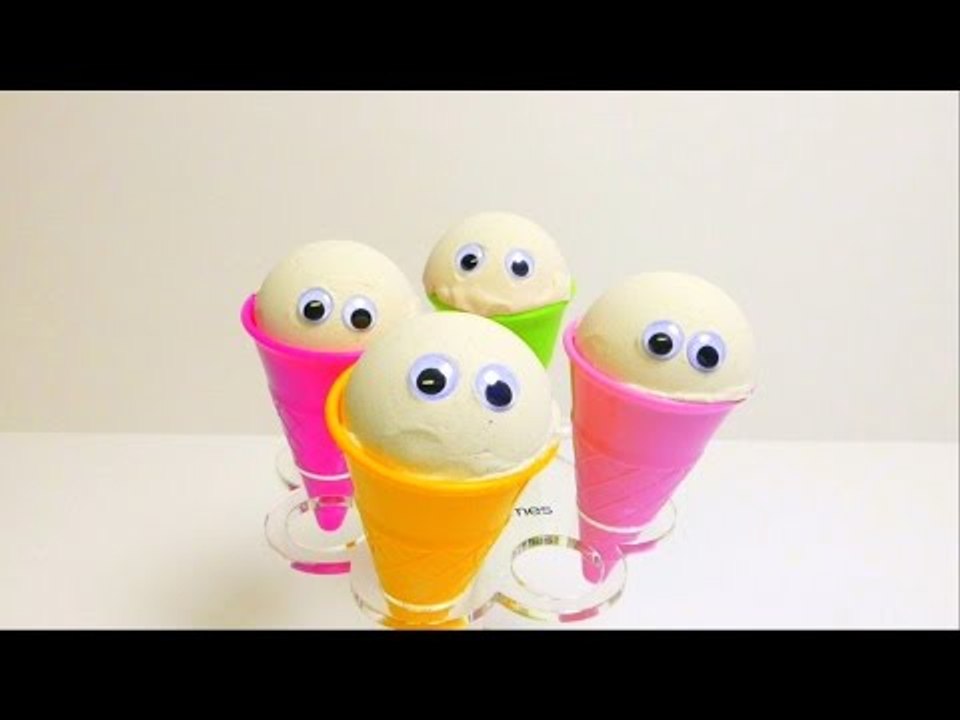 Ice Cream Cone Surprise Eggs Magic Sand Toys