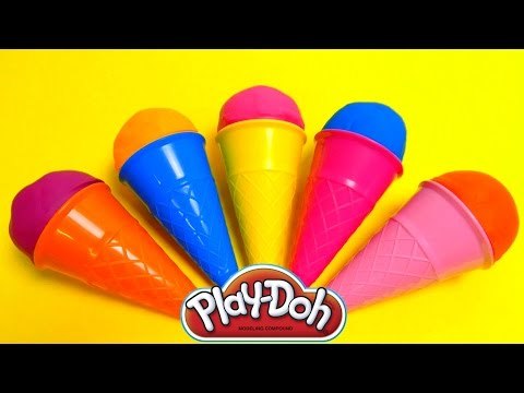 Play-Doh Ice Cream Cone Surprise Eggs & Cupcakes Mega Compilation