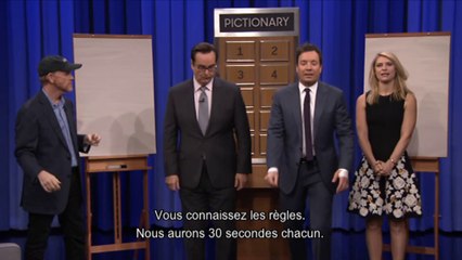 Jimmy et Claire Danes affrontent Ron Howard et Steve Higgins au Pictionary - The Tonight Show du 07/12/15 sur MCM!