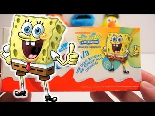 SPONGEBOB Kinder Surprise Toys Eggs