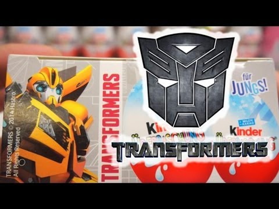 Transformers Kinder Suprise Eggs Unboxing Special Edition