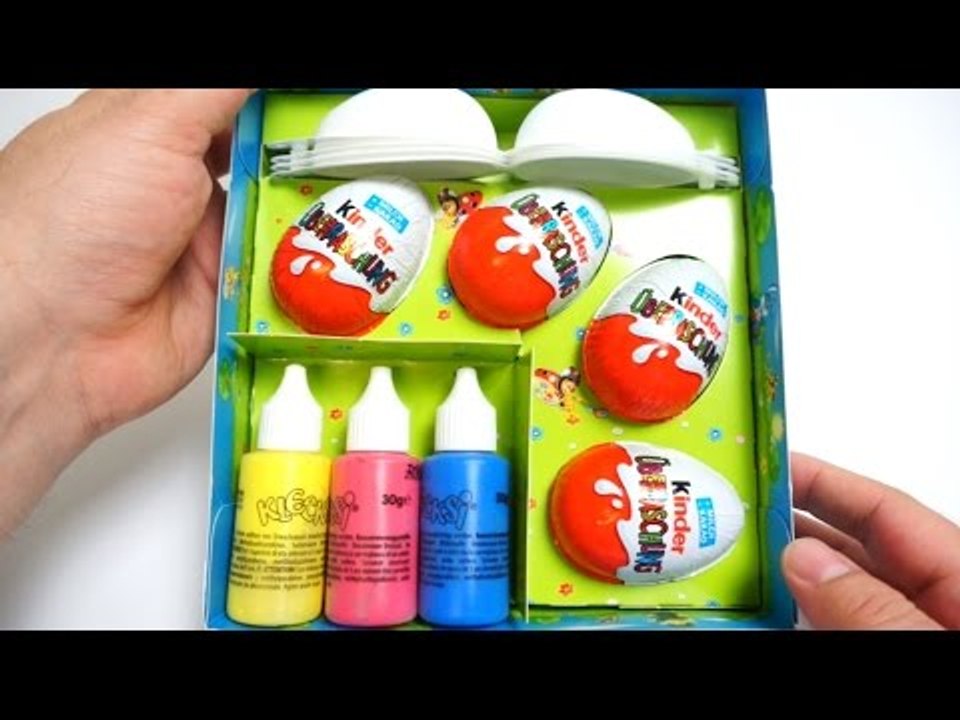 Easter Egg Painting Set -  Kinder Surprise Egg