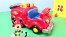 Joker Mickey Mouse Clubhouse Fire Truck Visits Peppa Pig and The Joker Attacks by ToysReviewToys