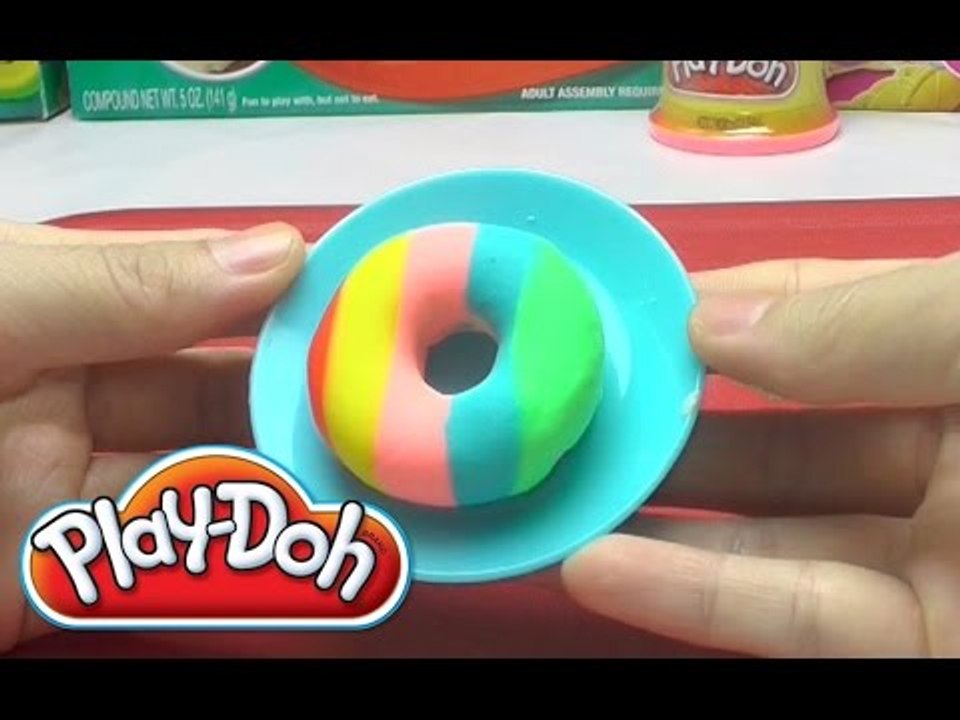 Play-Doh Rainbow Donut DIY