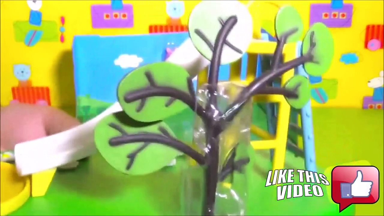 español Peppa Pig play doh slide playset episode for kids by supercool4kids episodios