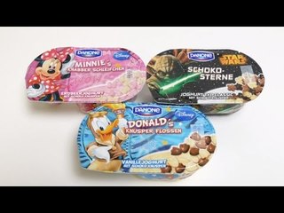 Disney Minnie, Donald & Star Wars Danone Yogurt