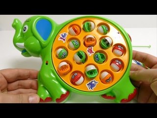 Floating Fish Toy - Fishing Game Toy  - Green Elephant Style