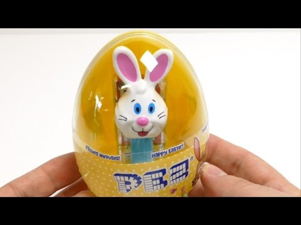 PEZ Easter Egg  - Giant White Bunny Candy Dispenser & Toy
