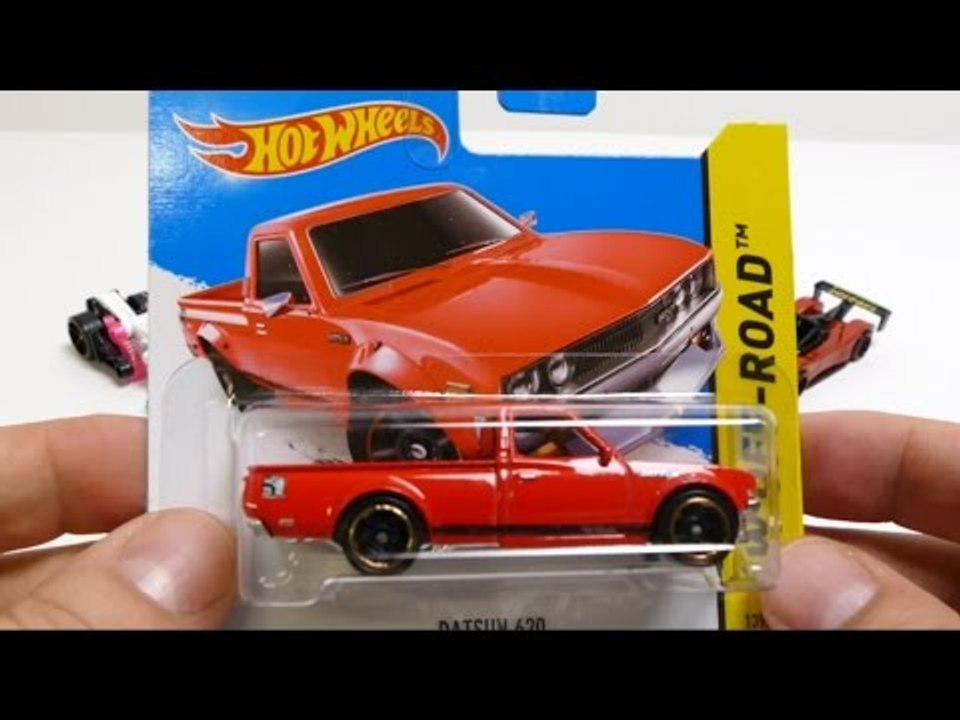 Hot Wheels Cars Datsun 620 RED