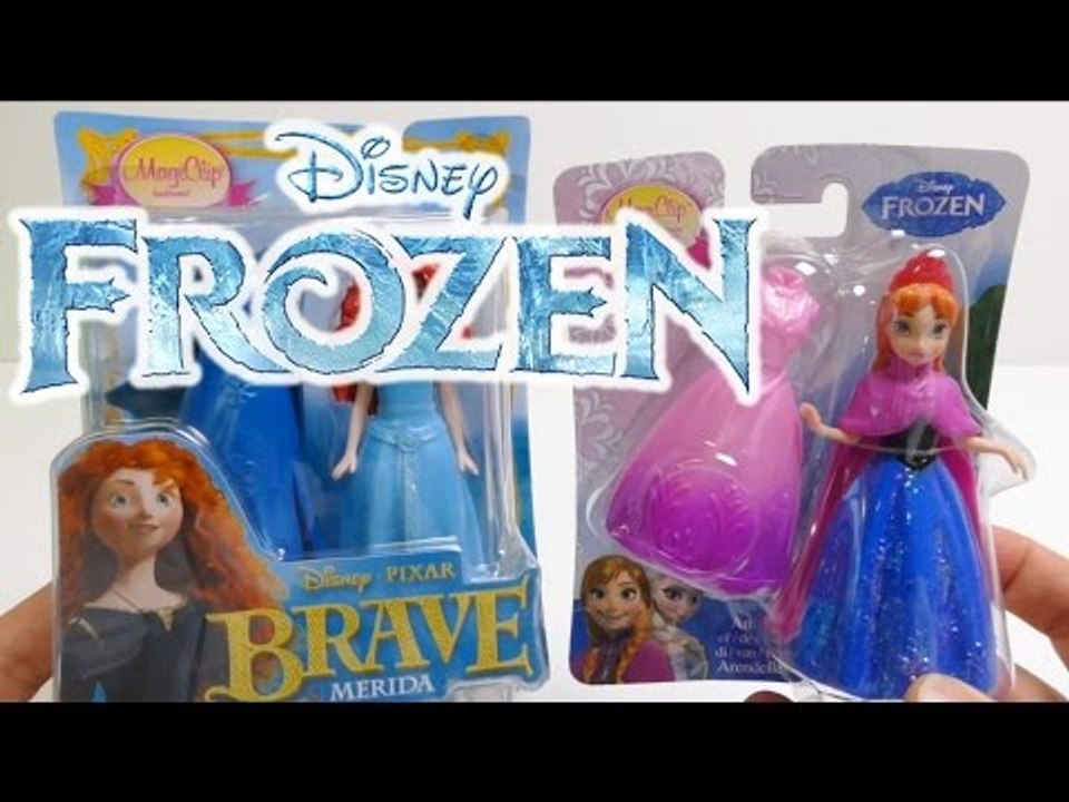 Frozen Princess Anna & Merida Magiclip Unboxing