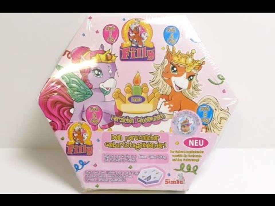 Filly Birthday Calendar by Simba Surprises
