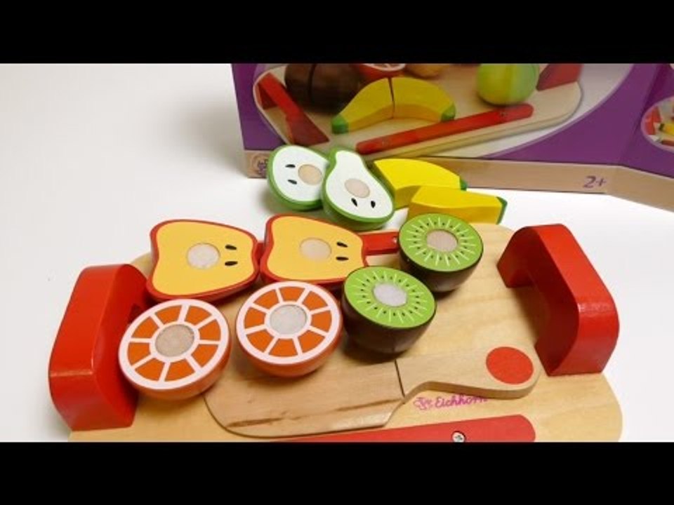 Toy Cutting Fruit Velcro Cooking Playset for Kids