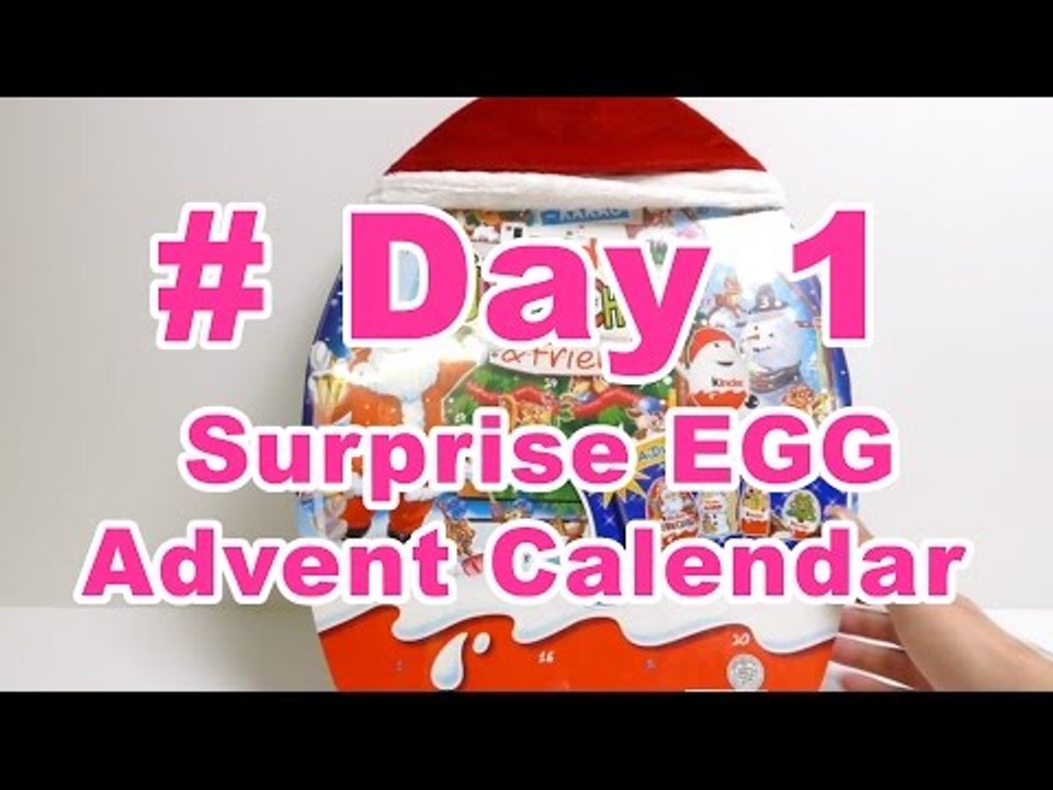 Surprise Egg Advent Calendar 2015 Day 1/24