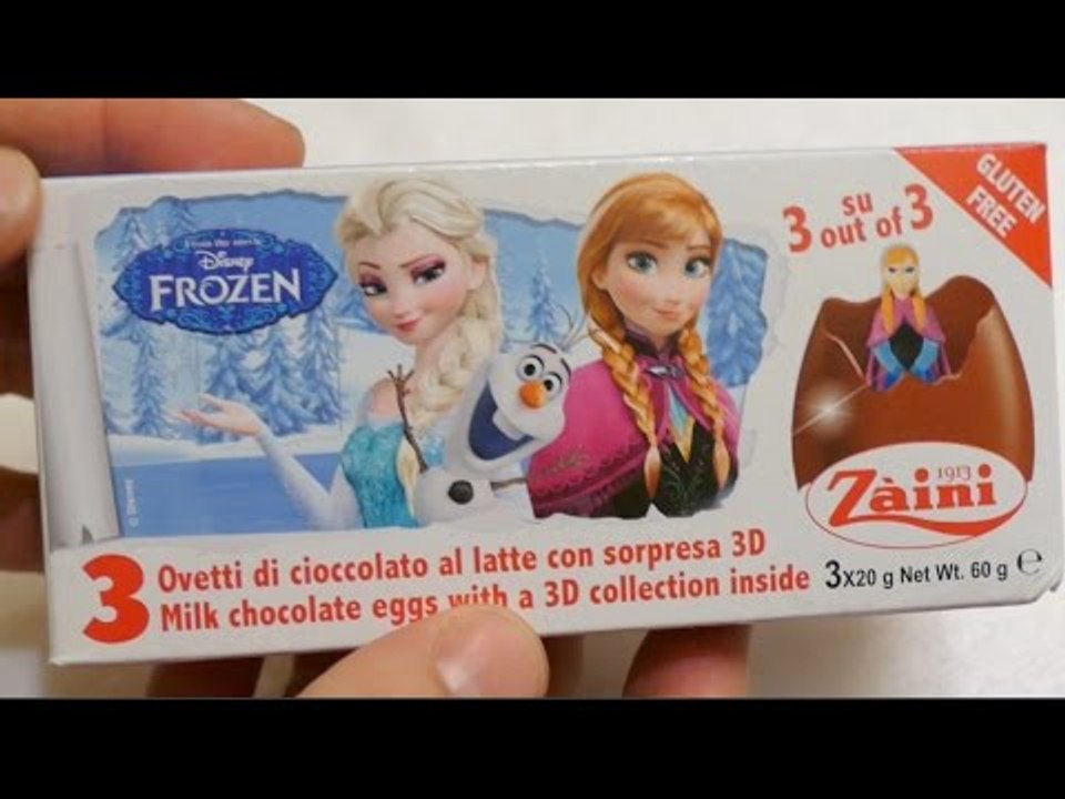 Frozen Princess Anna & Elsa 3D Disney Surprise Eggs