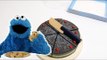 Wooden Birthday Party Velcro Cutting Cake for Cookie Monster
