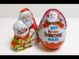 Kinder Maxi Surprise EGG Santa Claus Christmas 2015 EDITION