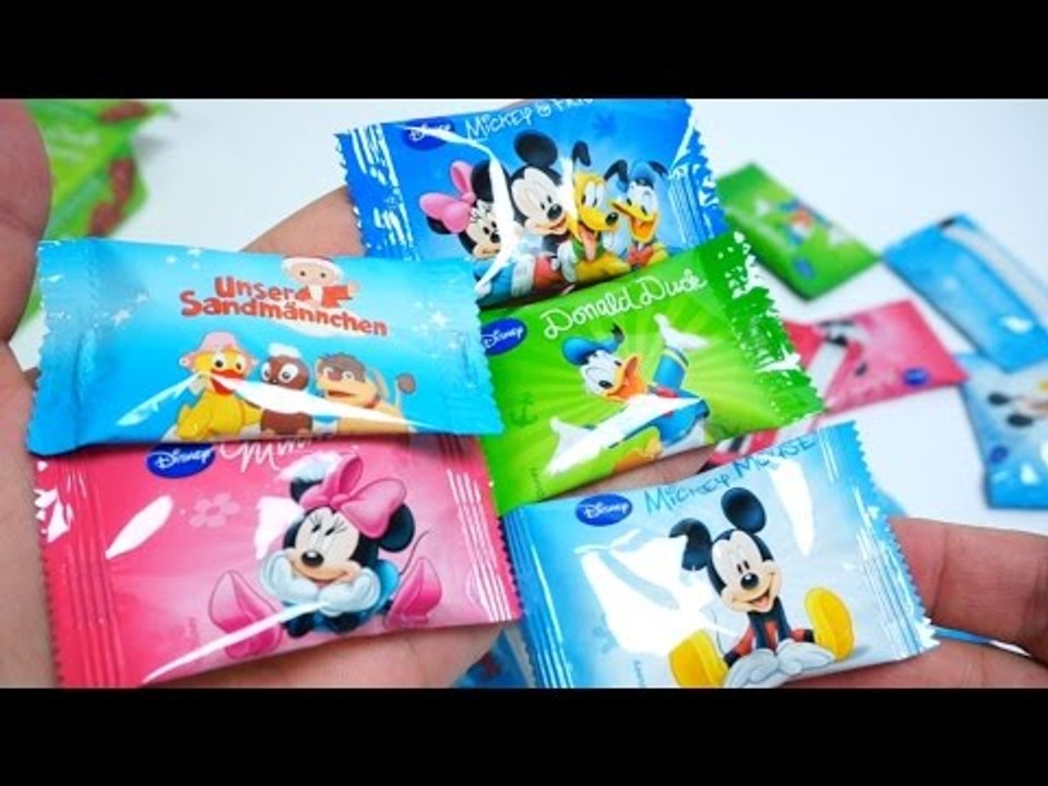 Disney Chocolates Mickey Mouse Donald Duck Minnie Mouse and German Sandman