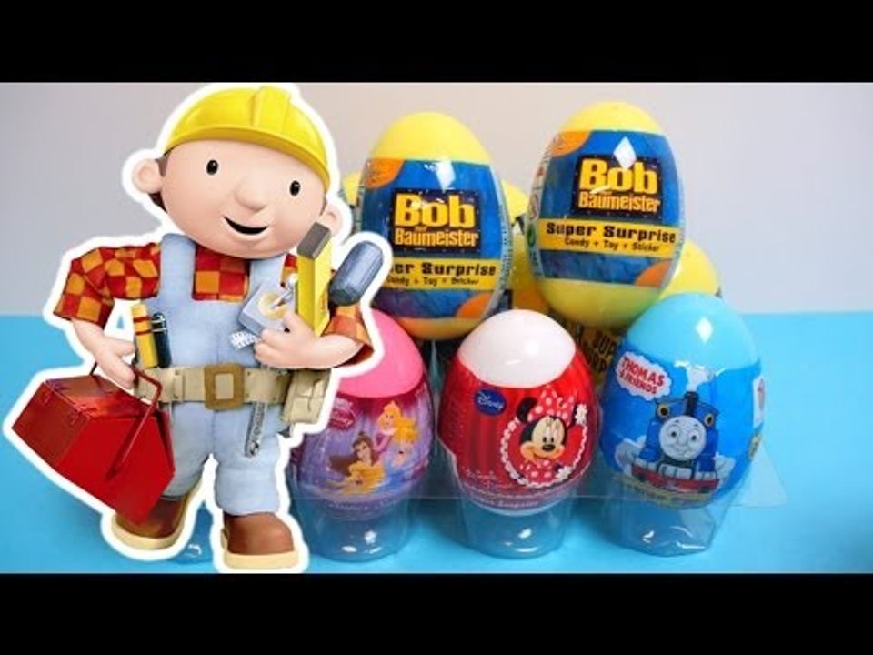 Bob the Builder Surprise Eggs for Kinder