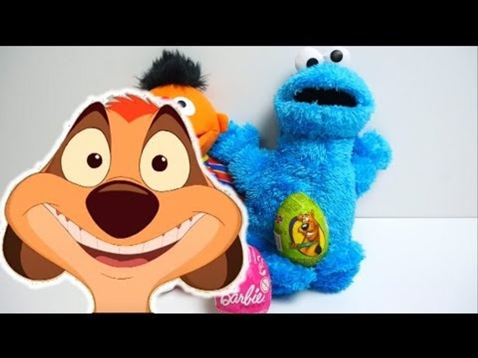 Barbie, Pumba Lion King & Scooby Doo Surprise Eggs