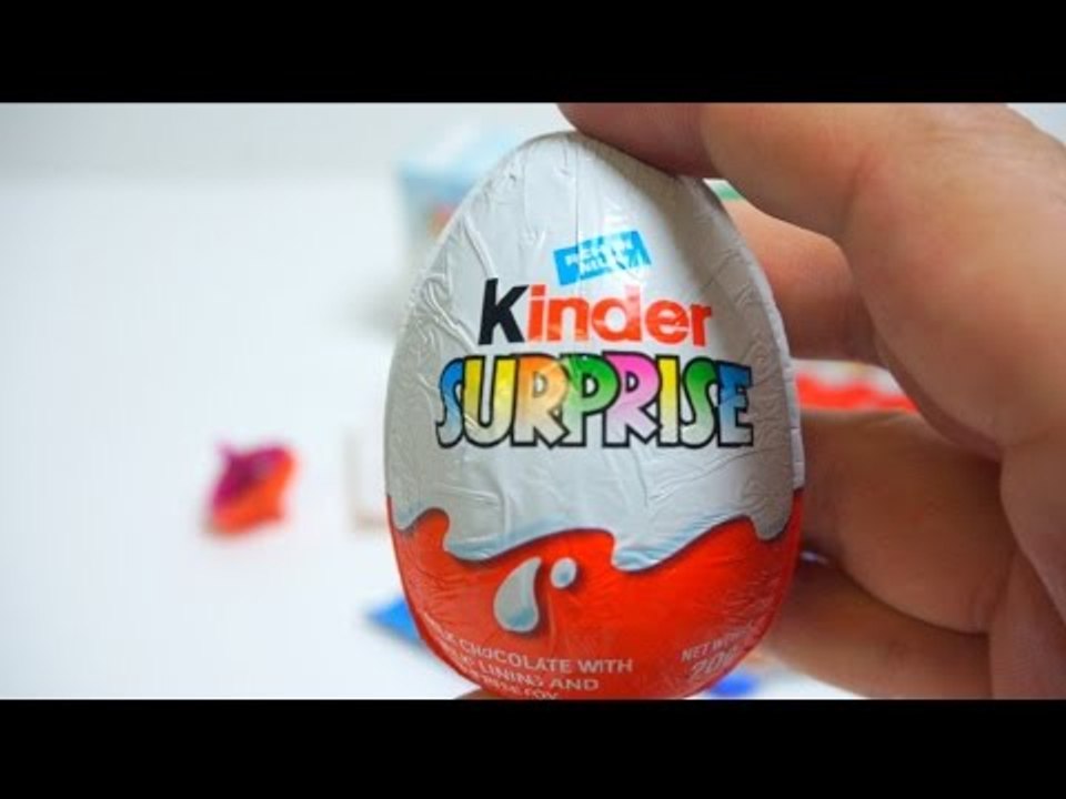 4 Surprise Eggs for Kinder Surprise FUN