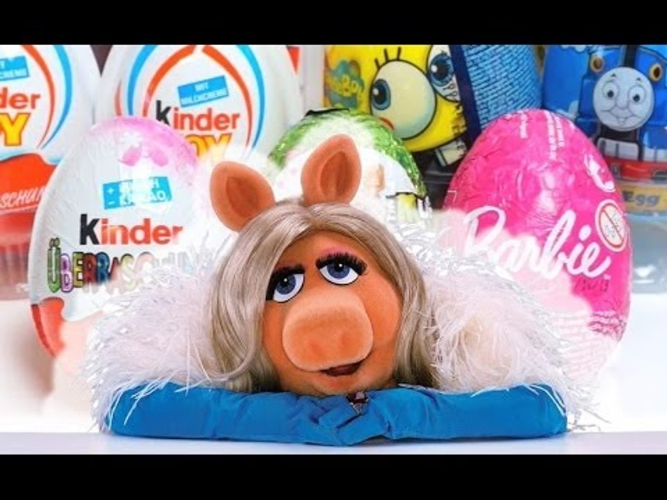 Barbie  & The Muppets Kinder Surprise EGG