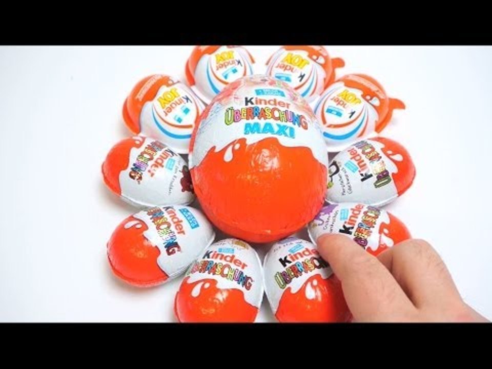 6 Kinder SURPRISE Eggs &  4 Kinder JOY Eggs Kinder & MAXI Egg