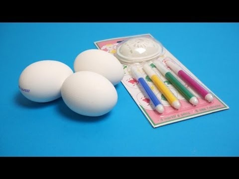 Đồ chơi trẻ em, tô màu, vẽ,trang trí trứng Phục Sinh DIY