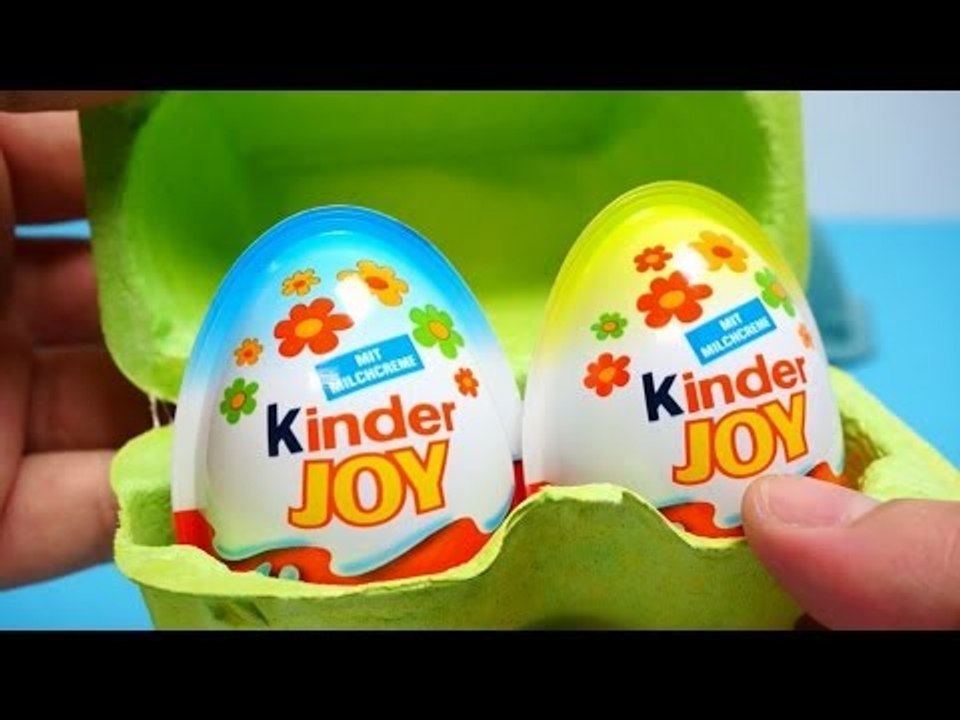 6 Kinder Joy Surprise Eggs Easter Edition