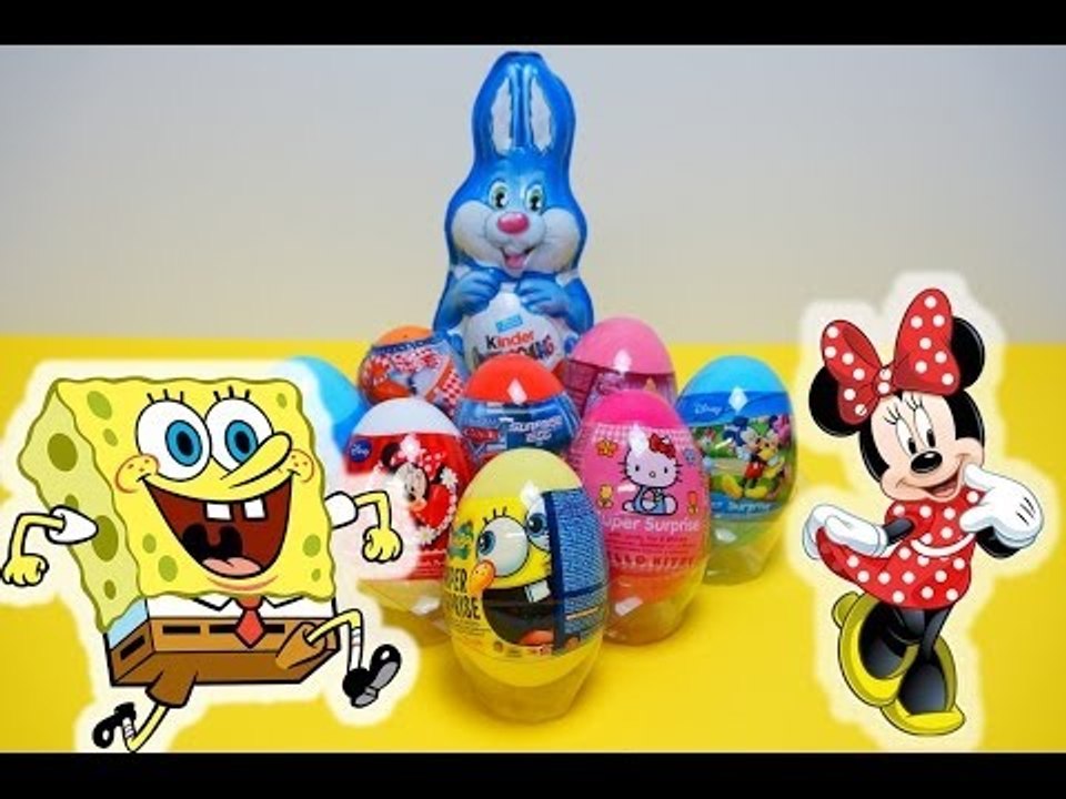Surprise Egg Hello Kitty Spongebob Kinder Merendero con Sorpresa