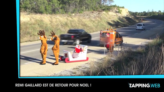 Rémi Gaillard se déguise en Père Noël et provoque la Police