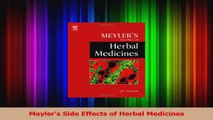 Meylers Side Effects of Herbal Medicines PDF