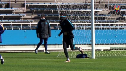 FC Barcelona training. Neymar Jr continued his recovery