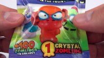 NEW ZOMLINGS SERIES 4 BLIND BAGS TOYS Crystal Zomling Opening Kids Video