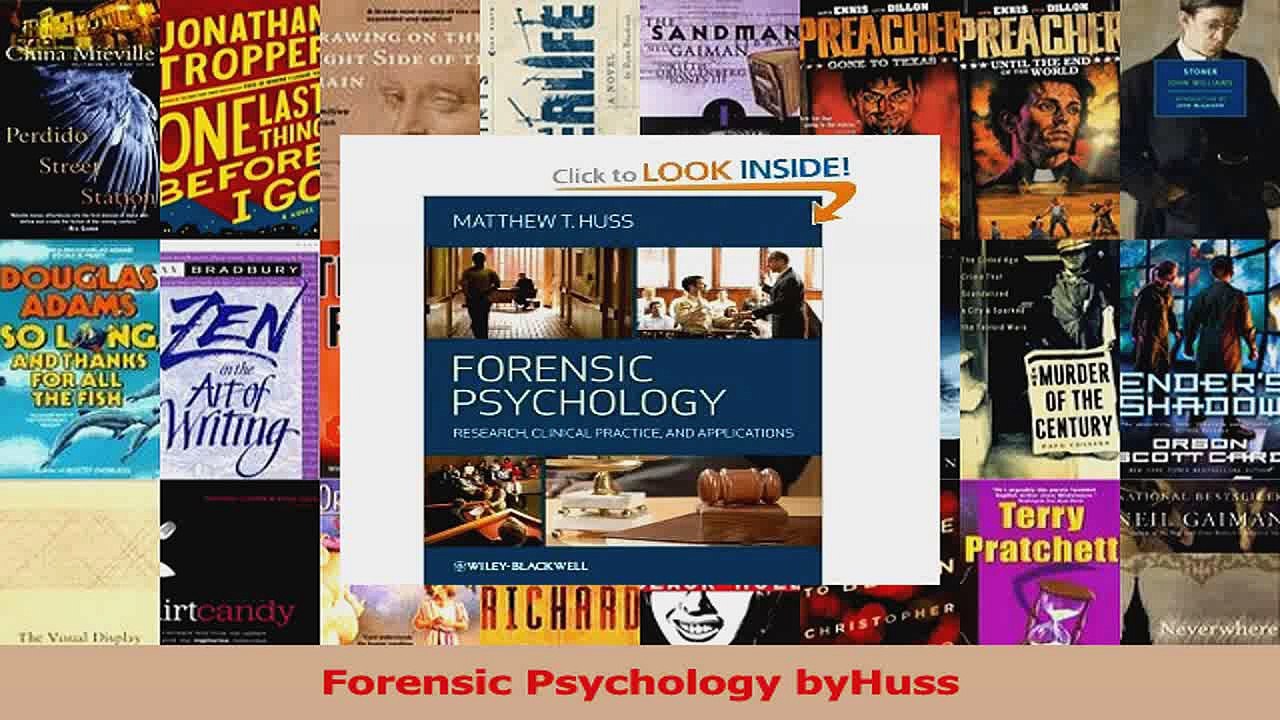Forensic Psychology byHuss PDF
