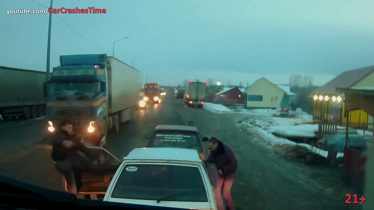 Road Rage Fight and Crash compilation #53
