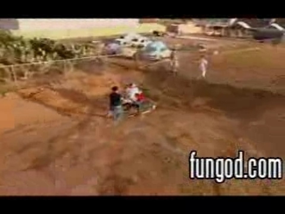 Double arrière en bmx.