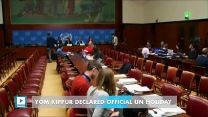 Yom Kippur declared official UN holiday