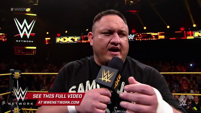 Samoa Joe explains why he attacked Finn Bálor: WWE NXT, November 11, 2015