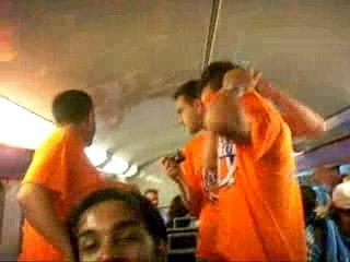 OM - Sochaux : supporters dans le RER