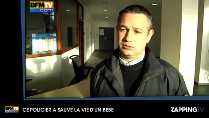 Ce policier a sauvé la vie d'un bébé devant son commissariat (vidéo)