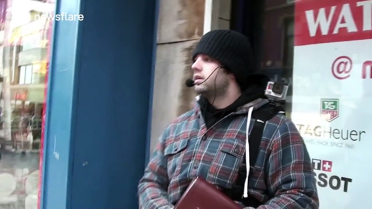 Christian street preacher says Islam is a "false religion"