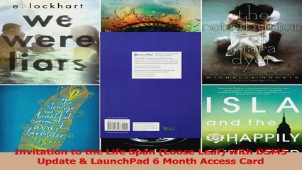 Invitation to the Life Span Loose Leaf with DSM5 Update  LaunchPad 6 Month Access Card Download