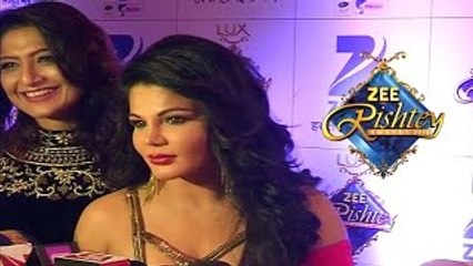 Ek Kahaani Julie Ki Rakhi Sawant at Red Carpet of Zee Rishtey Awards 2015 Full Show