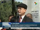 El Salvador celebra primer año de la liberación de los héroes cubanos