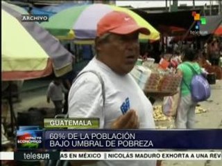 Pobreza en Guatemala alcanza el 60%, es la cifra más alta en 10 años