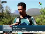 Brasil: incendio arrasa 50 mil hectáreas del Parque Chapada Diamantina