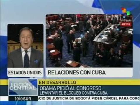 EE.UU.: Obama pide al Congreso levantar el bloqueo contra Cuba