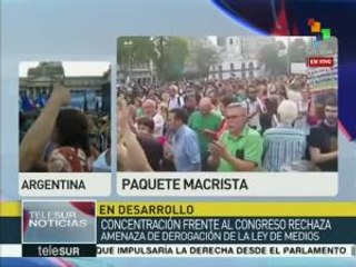 Pueblo argentino dispuesto a defender con todo la Ley de Medios